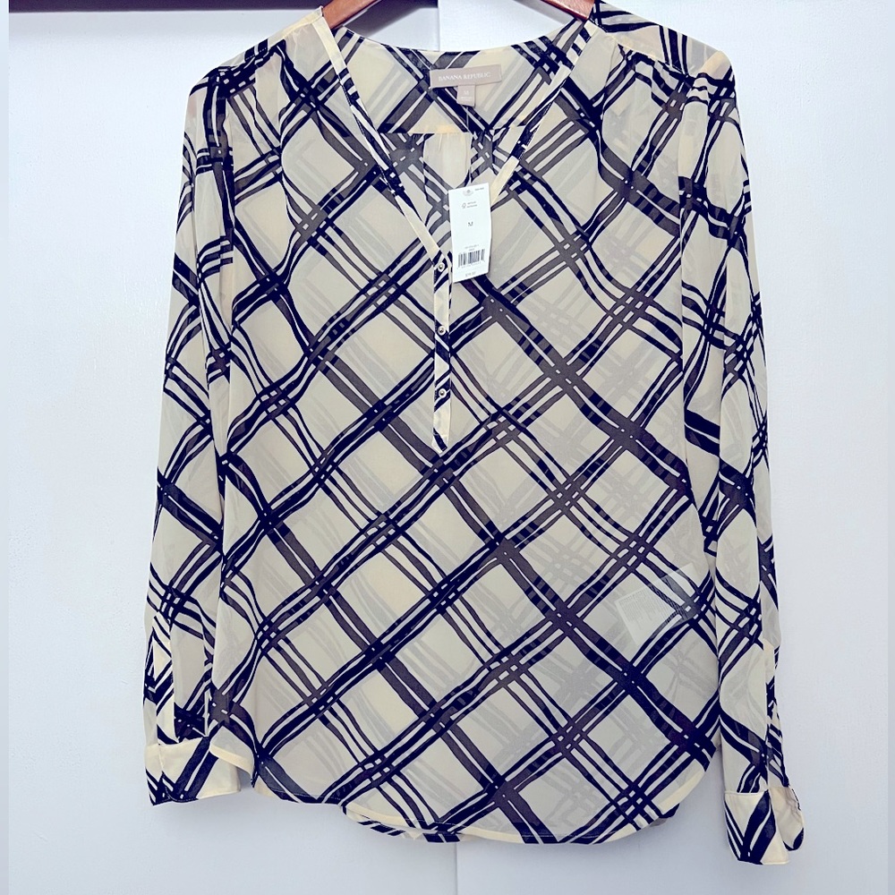 Banana Republic blouse top New Medium